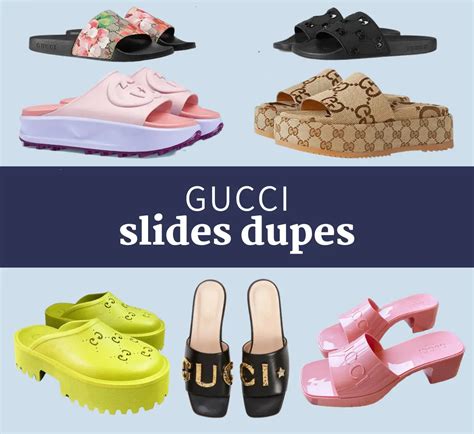 gucci clogs dupe|gucci platform slide dupe.